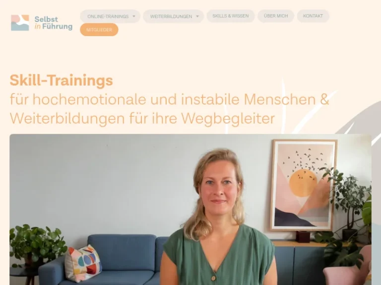 Selbst in Führung – Online Skilltrainings - PsychologischerBerater in Nürnberg