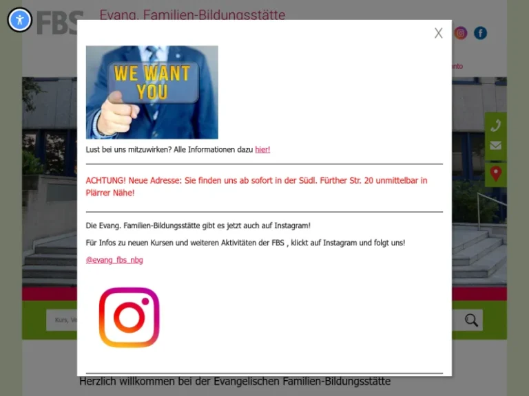 FBS – evangelische Familien-Bildungsstätte gGmbH - Bildungseinrichtung in Nürnberg