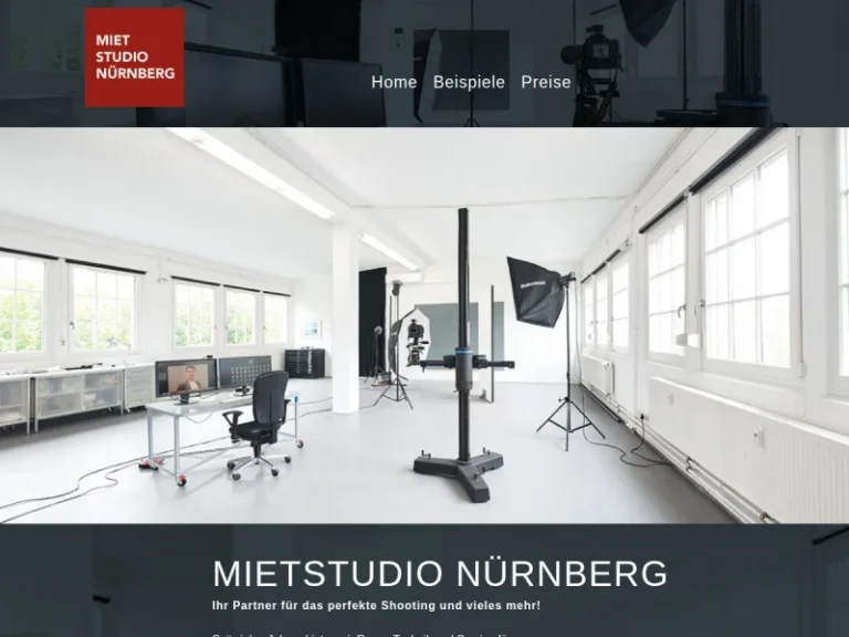 Mietstudio Nürnberg - Fotostudio in Nürnberg