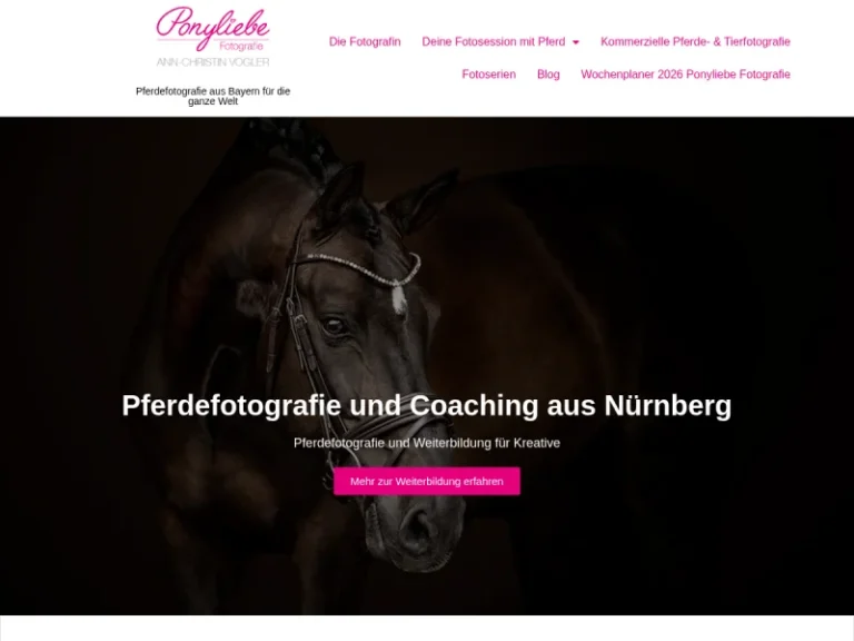 Ponyliebe Fotografie - Fotoservice in Nürnberg