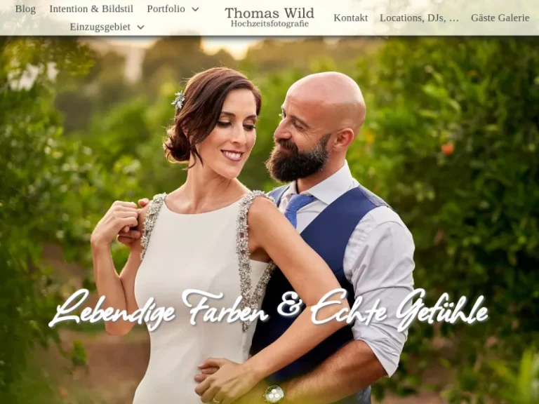 Hochzeitsfotograf Nürnberg – Thomas Wild - Fotograf in Nürnberg