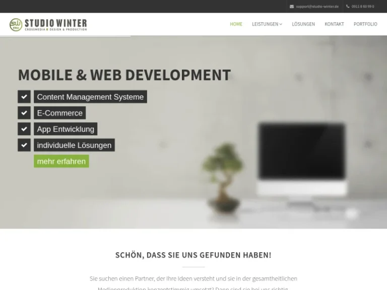 Studio Winter – Heinz Winter GmbH - E-Commerce-Agentur in Nürnberg