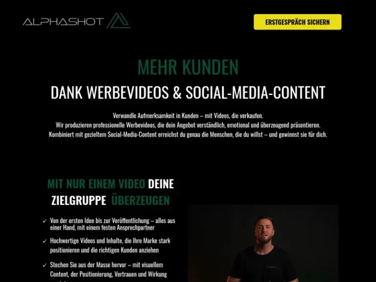 Pfeuffer&Hill -Alphashot- GbR - Filmproduktionsfirma in Nürnberg