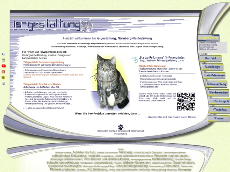 is-gestaltung für exklusive Schauwerbung und Webdesign - Fotograf in Nürnberg