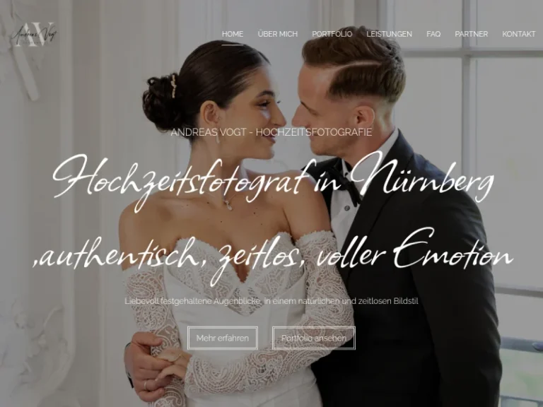 Andreas Vogt Hochzeitsfotografie - Fotograf in Nürnberg