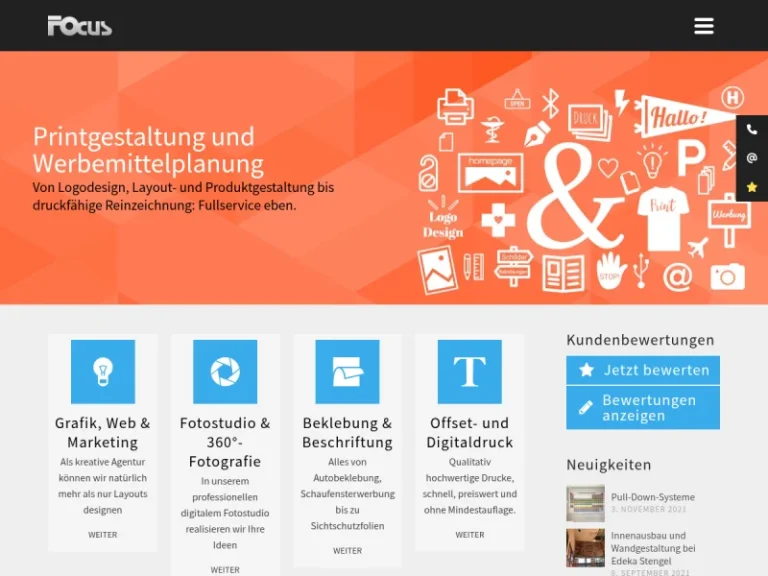 Focus Karl Pfeifer - Druckerei in Nürnberg