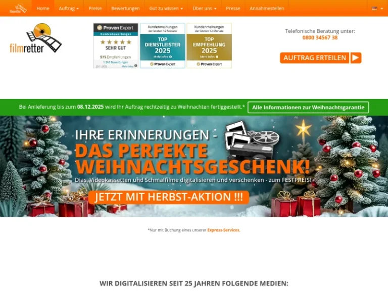 Film-Retter Nürnberg (Annahmestelle) - Filmproduktionsfirma in Nürnberg