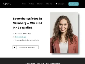 CV Pics Studio – Bewerbungsfotos - Fotostudio in Nürnberg