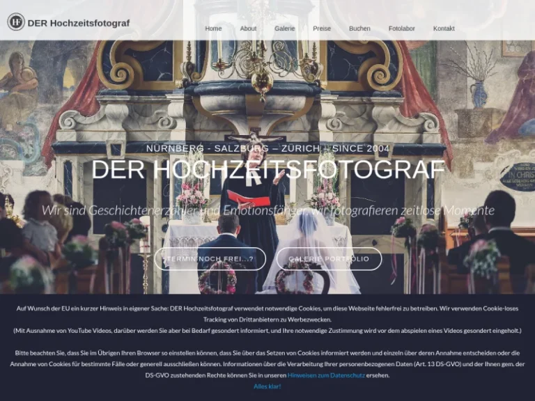 Der Hochzeitsfotograf - Fotograf in Nürnberg