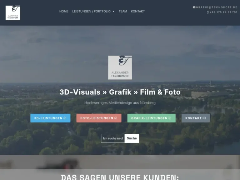 Alexander Tschopoff | Grafik & Layout - Animationsstudio in Nürnberg
