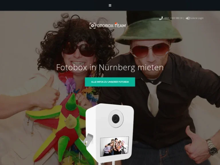 Fotobox Nürnberg: Mieten bei Fotobox-Team.de - Fotoautomat in Nürnberg