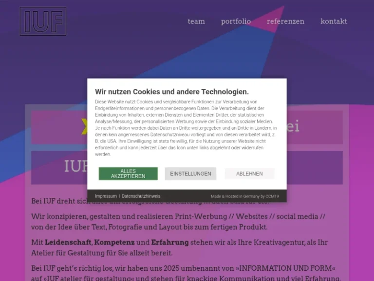 IUF atelier für gestaltung · Kerstin Wehr & Willi Nemski - Fotograf in Nürnberg