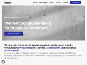 béton media – Produktfotografie Werbefotografie Nürnberg - Wer­be­fo­to­graf in Nürnberg