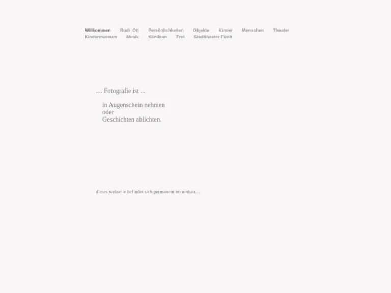 Rudolf Ott - Fotograf in Nürnberg