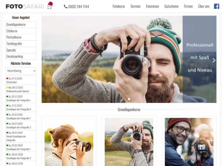 Fotosafari Nürnberg – Fotokurse und Fotoworkshops - Weiterbildungszentrum in Nürnberg