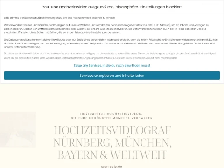 Frankenwedding - Videoproduktionsdienst in Nürnberg