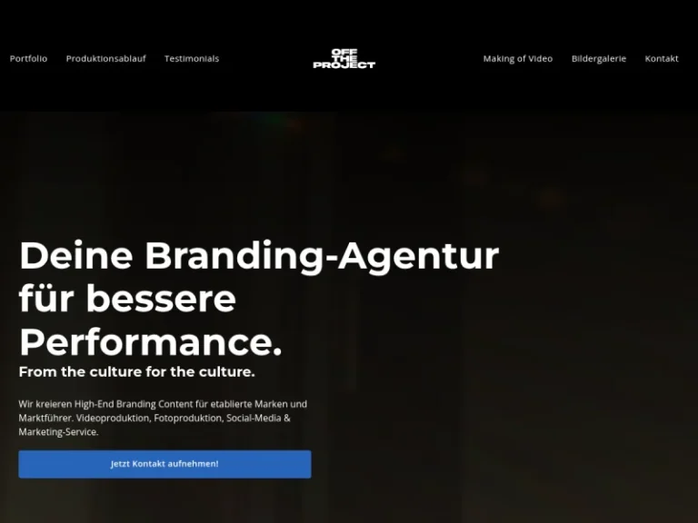 offtheproject GmbH - Videoproduktionsdienst in Nürnberg