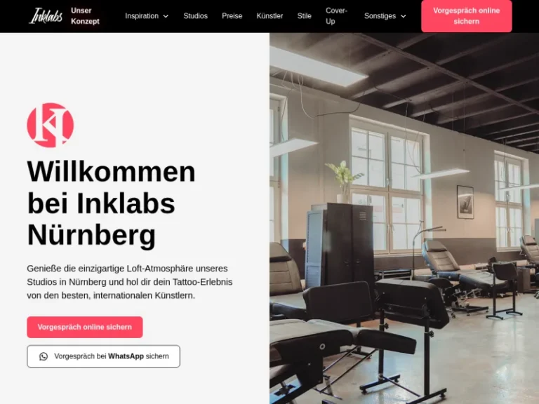 Inklabs Tattoo Studio – Nürnberg - Tattoostudio in Nürnberg