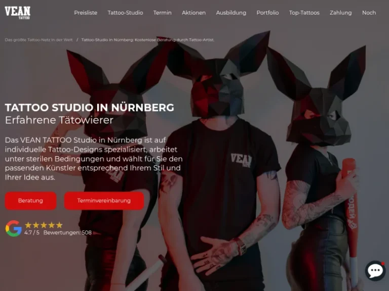 VeAn Tattoo and Piercing - Bodypiercing-Studio in Nürnberg