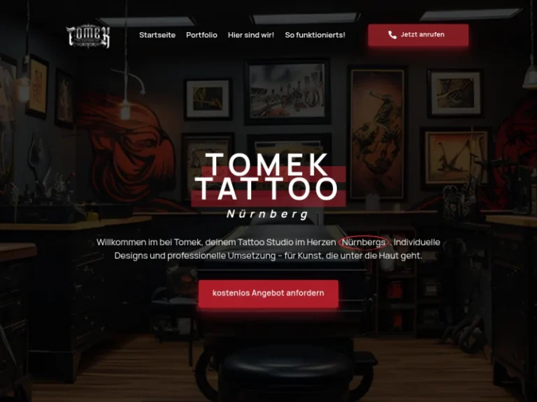 TOMEK TATTOO NÜRNBERG - Tattoostudio in Nürnberg