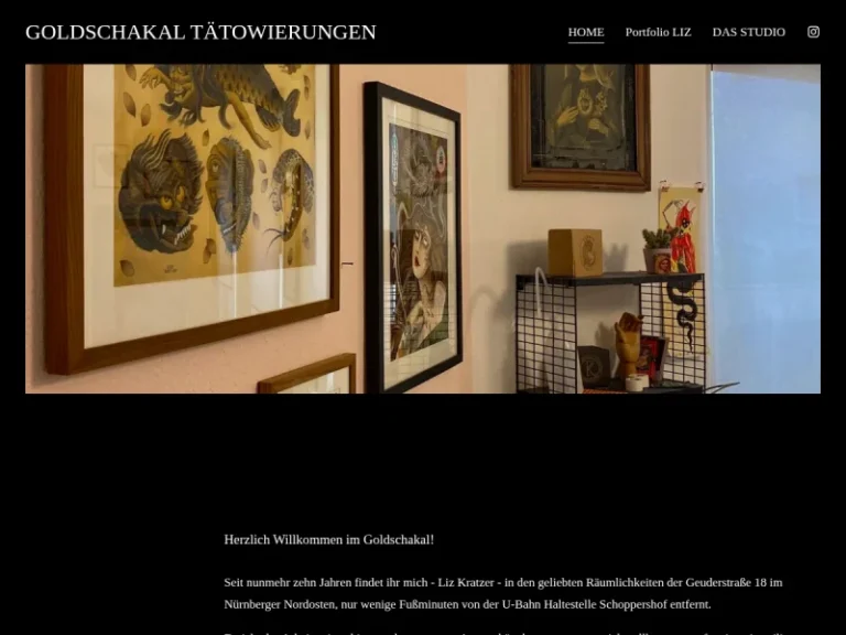 Goldschakal Tätowierungen - Tattoostudio in Nürnberg
