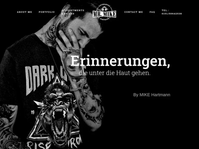 Tattooartist Mr. Mike - Tattoostudio in Nürnberg